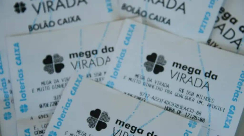 Durante os sorteios da Mega da Virada, o número 10 apresentou a maior frequência de ocorrência