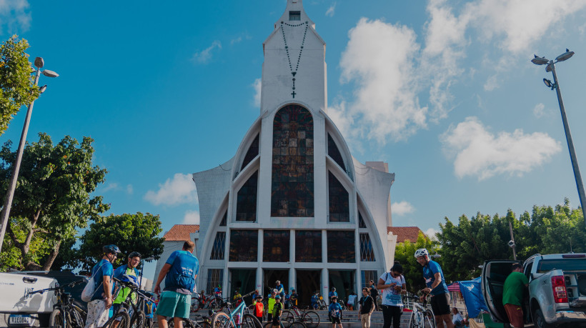 A Paróquia Nossa Senhora de Fátima, localizada em Fortaleza, programou 14 celebrações eucarísticas durante o período festivo de fim de ano. (Foto: Fernanda Barros/O Povo)