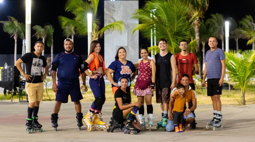 Josie dos Santos e o grupo de Patinadores de Fortaleza









































































