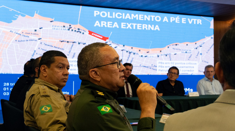 Plano operacional para o Réveillon de Fortaleza foi divulgado em coletiva nesta quinta-feira






































