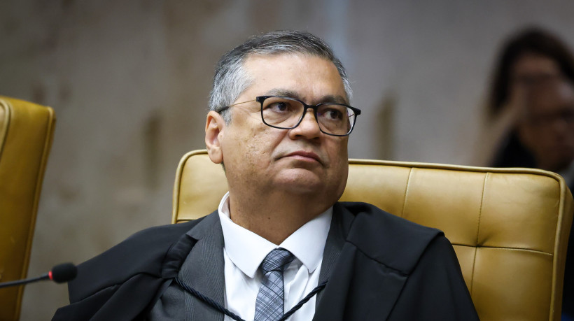 ￼MINISTRO Flávio Dino durante a sessão plenária do STF