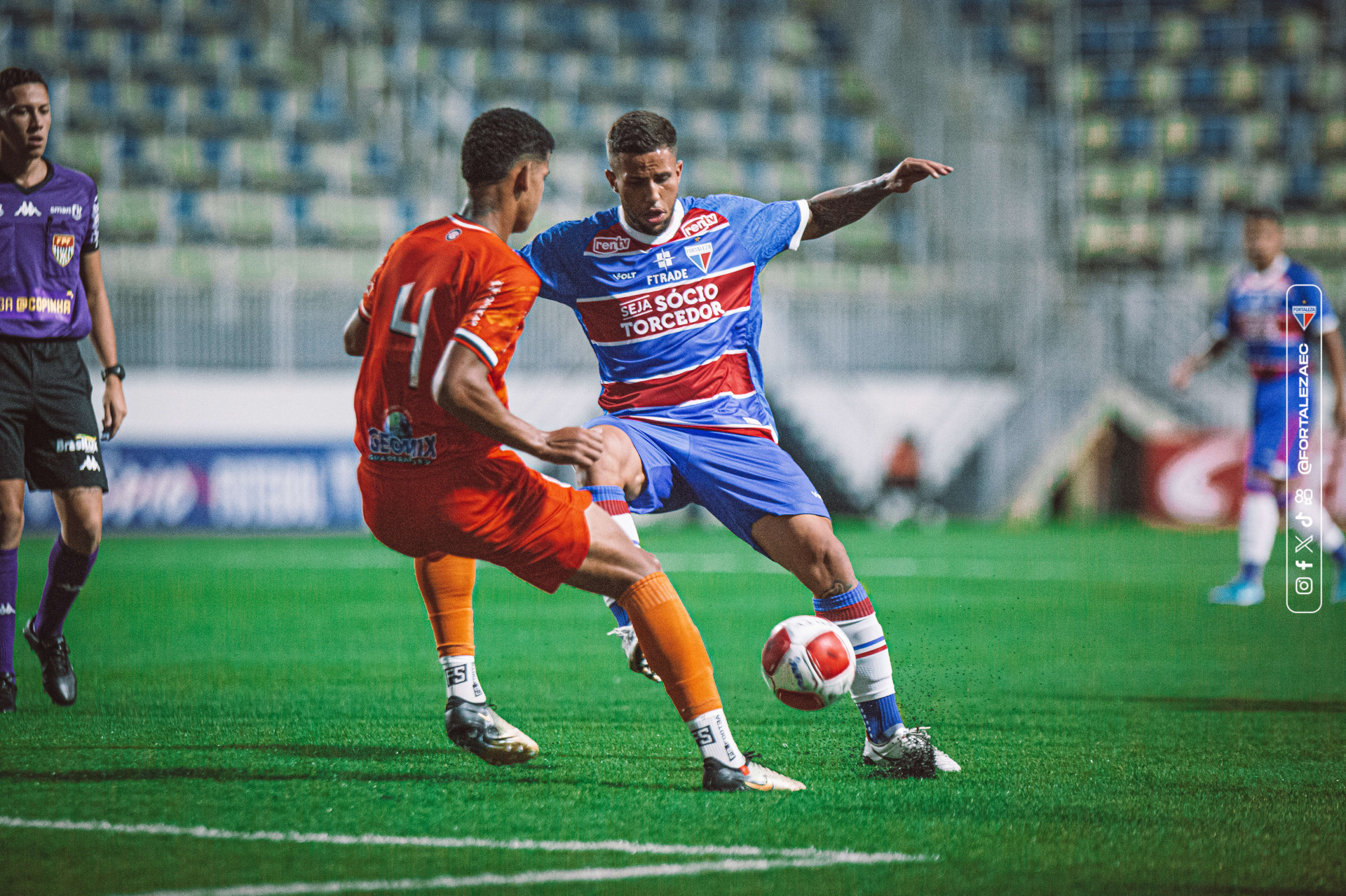 Kauê Canela marcou um dos gols do Fortaleza contra o Carajás
 (Foto: João Moura / Fortaleza EC)