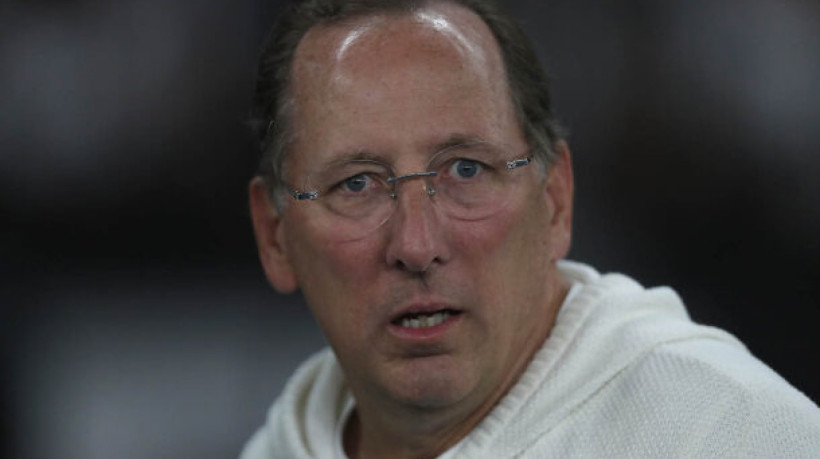 RIO DE JANEIRO, BRAZIL - JULY 17: John Textor, Botafogo owner looks on prior to the match between Botafogo and Palmeiras as part of Brasileirao 2024 at Estadio Olimpico Nilton Santos on July 17, 2024 in Rio de Janeiro, Brazil. (Photo by Wagner Meier/Getty Images)