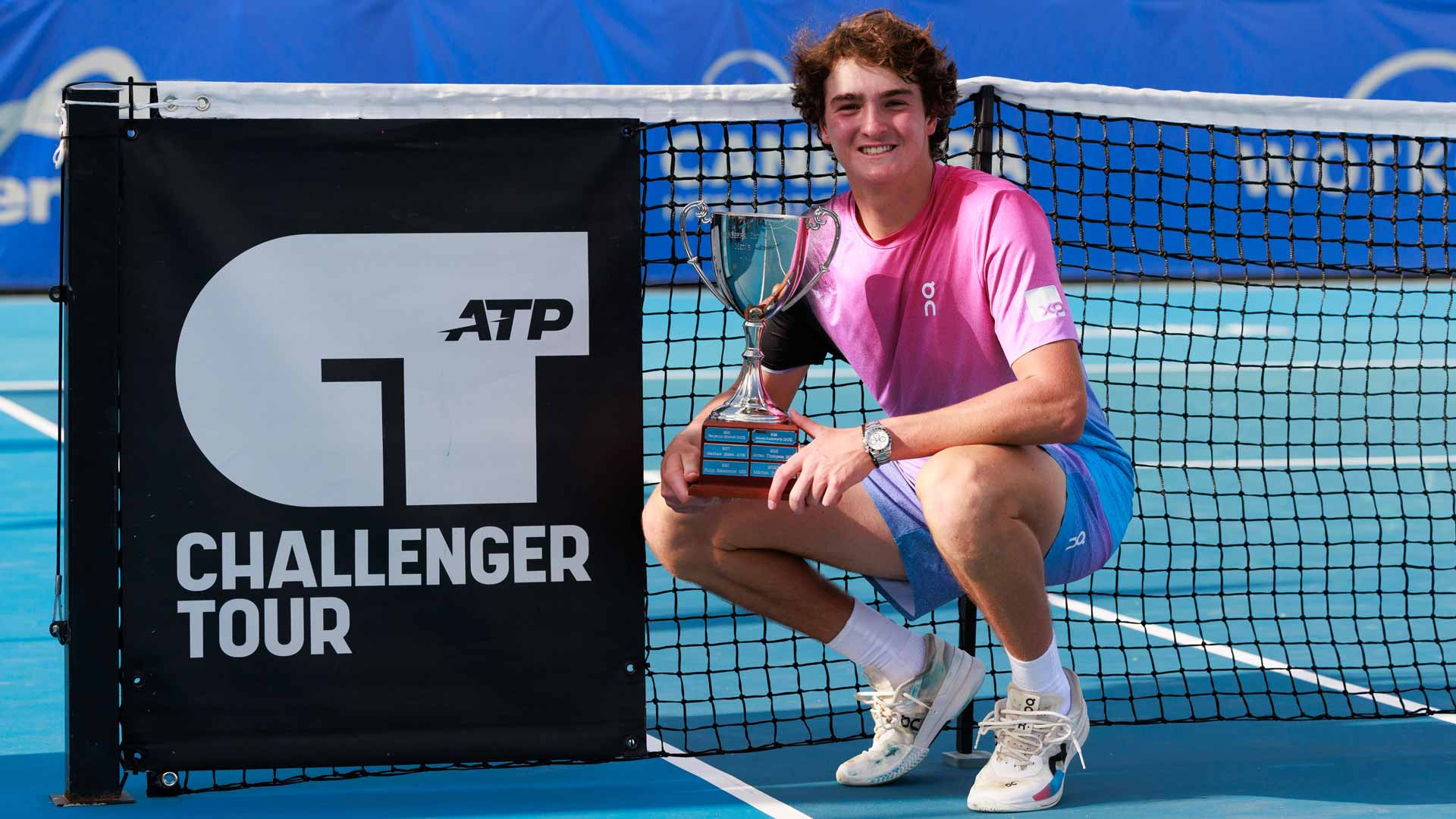 João Fonseca, de 18 anos, vem de dois títulos consecutivos e é a maior esperança do tênis brasileiro desde Guga (Foto: ATP Staff)