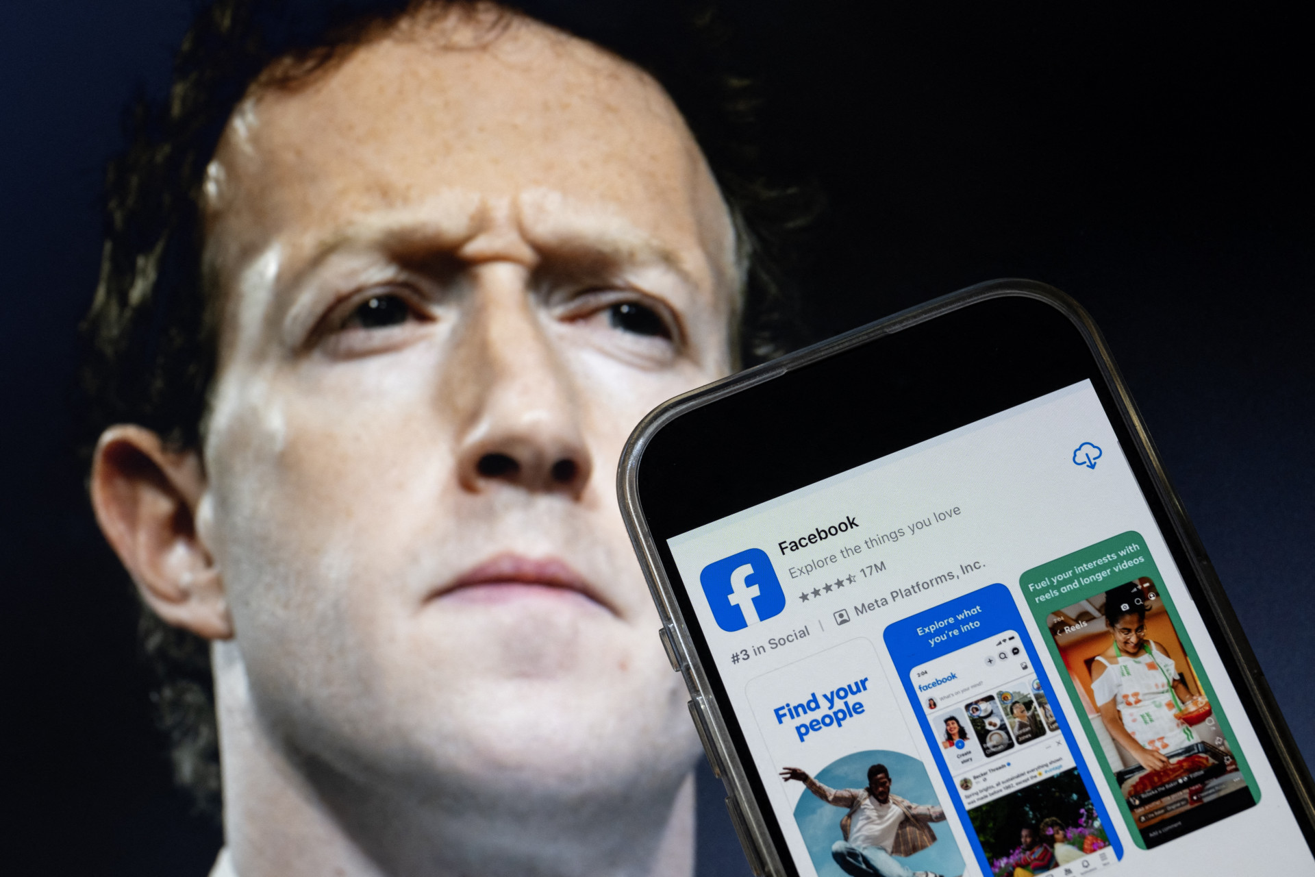 ￼MARK Zuckerberg, CEO da Meta, gigante das redes sociais que encerrou o programa de verificação de conteúdos falsos nos Estados Unidos (Foto: DREW ANGERER/AFP)