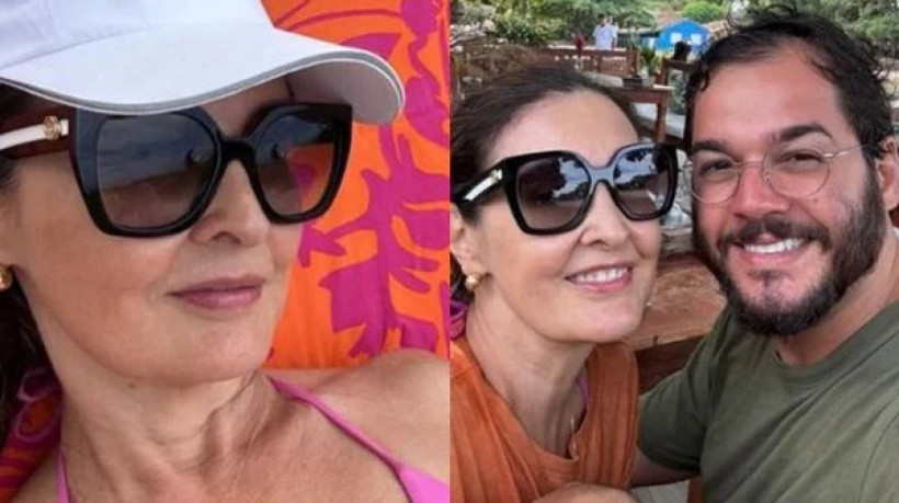 Fátima Bernardes e Túlio Gadelha curtem início de 2025 em Trancoso, na Bahia