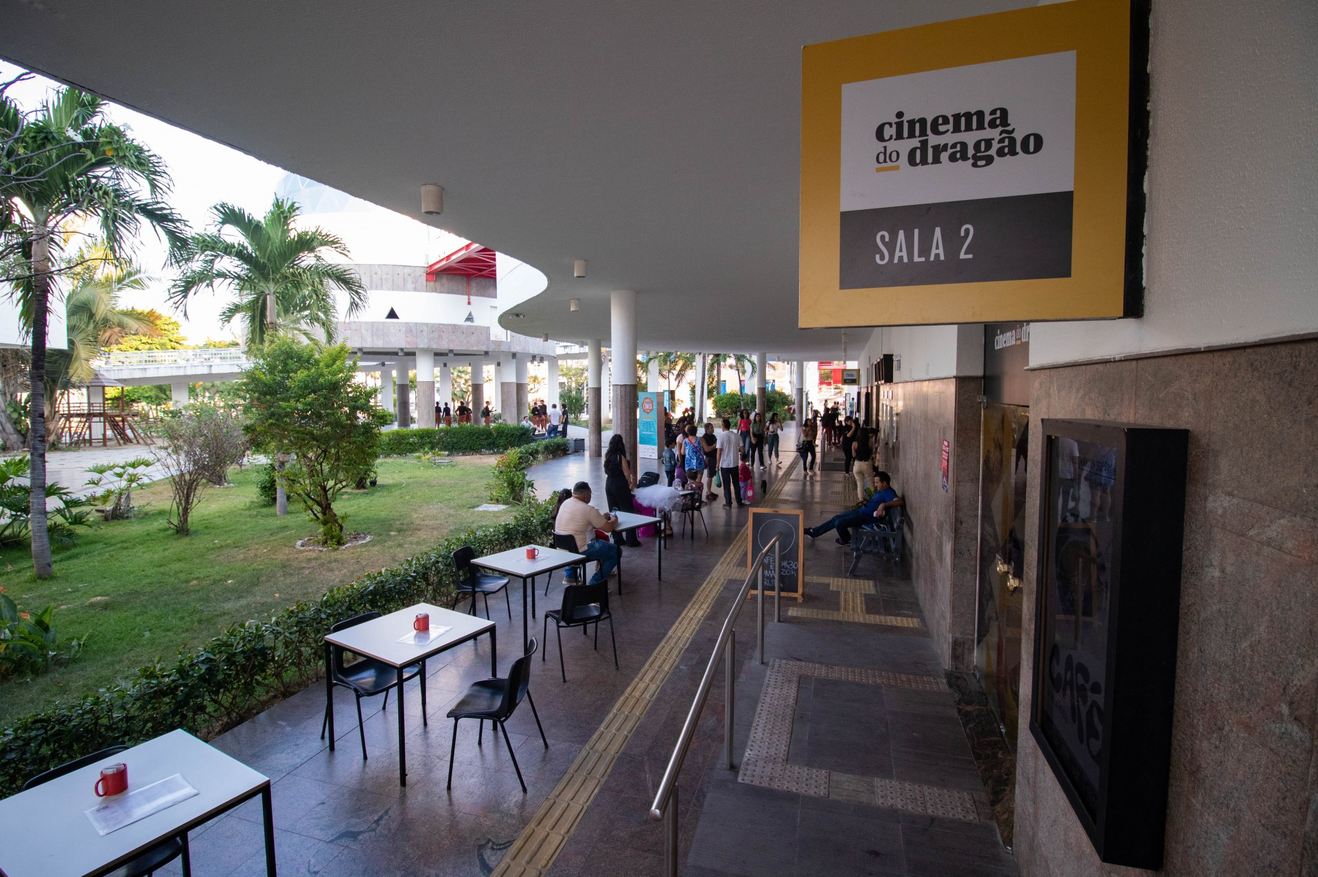 Registro da entrada do Cinema do Dragão em agosto de 2023 (Foto: SAMUEL SETUBAL)