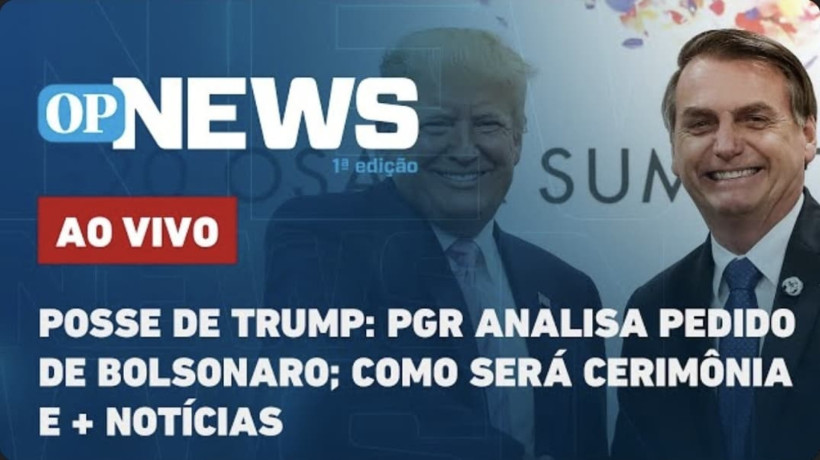 Pedido de Bolsonaro para ir à posse de Donald Trump está sob análise na PGR