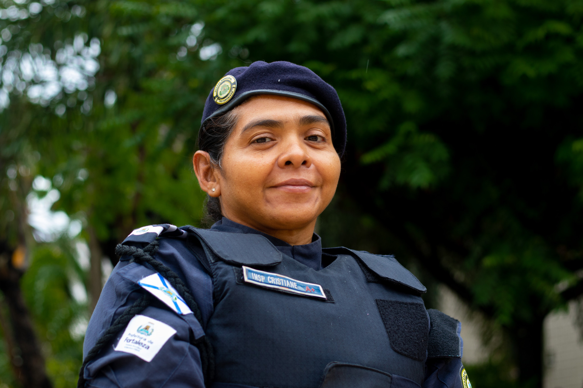 Primeira mulher no comando da Guarda Municipal de Fortaleza foi empossada na última quarta-feira, 22 (Foto: Lorena Louise/Especial para O POVO)