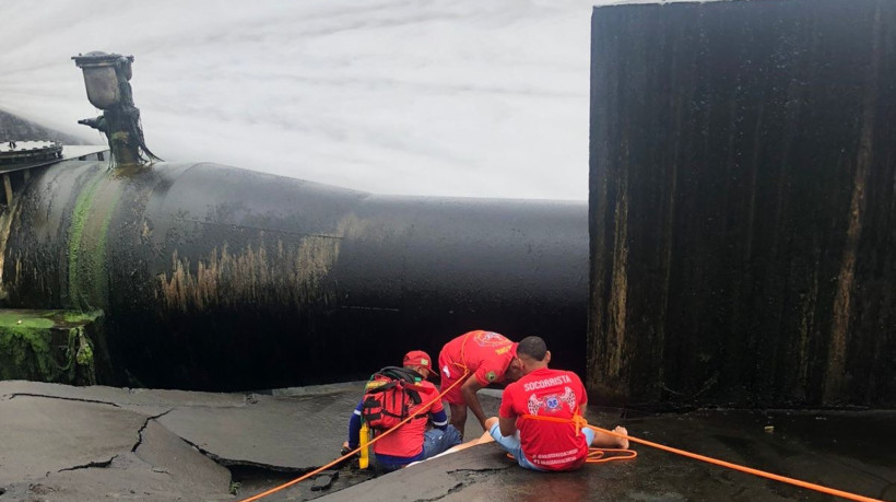 Mulher foi resgatada pelo 1ª Grupamento de Bombeiros Civis de Orós