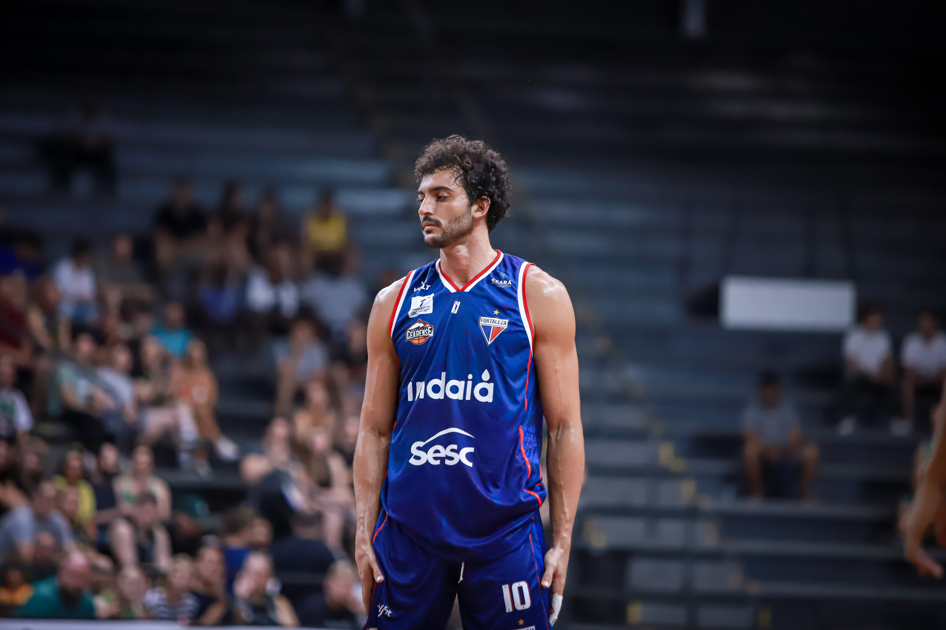 Ala Salsamendi no jogo União Corinthians x Fortaleza Basquete Cearense pelo NBB 2024/2025 (Foto: Vinicius Molz Schubert/União Corinthians)