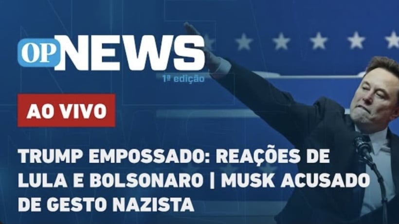 Trump empossado: reações de Lula e Bolsonaro