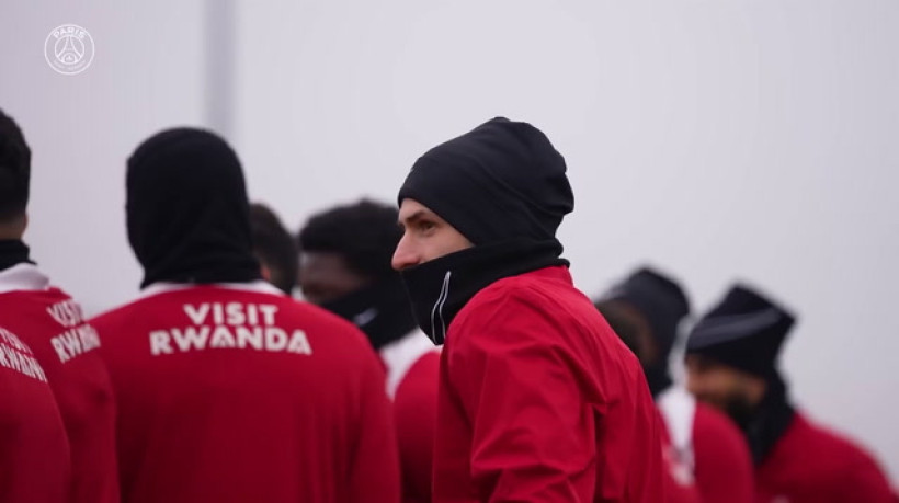 Primeiro treino de Kvaratskhelia com os companheiros de PSG antes de enfrentar o City