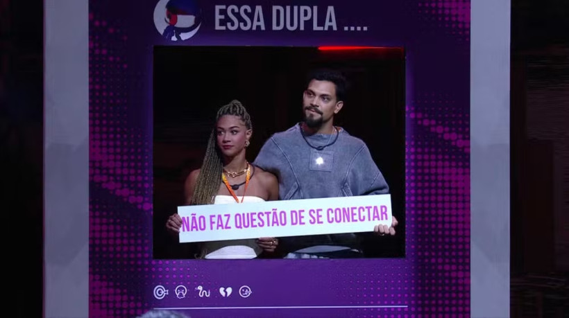 Sincerão BBB 25: Aline e Vinicius foram a dupla mais escolhida