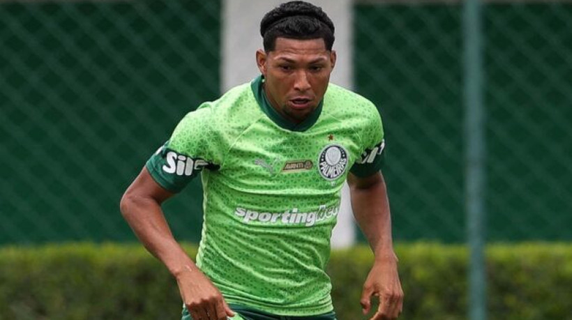 O jogador Rony, da SE Palmeiras, durante treinamento, na Academia de Futebol. (Foto: Cesar Greco/Palmeiras/by Canon)