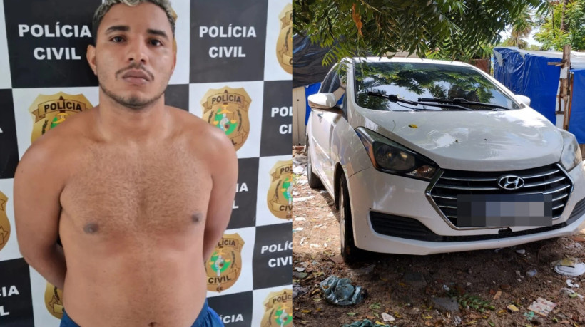 ￼DIGITAIS foram encontradas em carro usado no crime