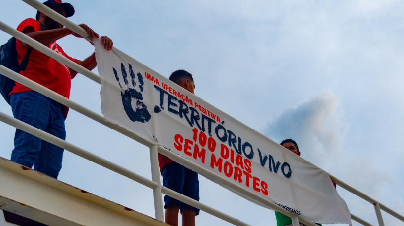 Faixa celebra 100 dias sem homicídios no José Euclides