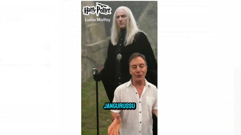 Ator britânico Jason Isaacs, intérprete do bruxo Lucius Malfoy