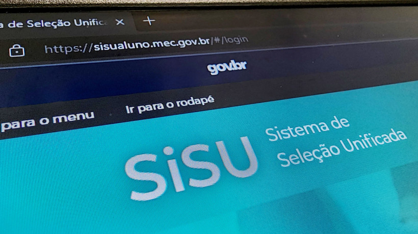 Brasília - 10/07/2023 - Página do SIsu 2023 na internet. Foto: Rafa Neddermeyer/Agência Brasil