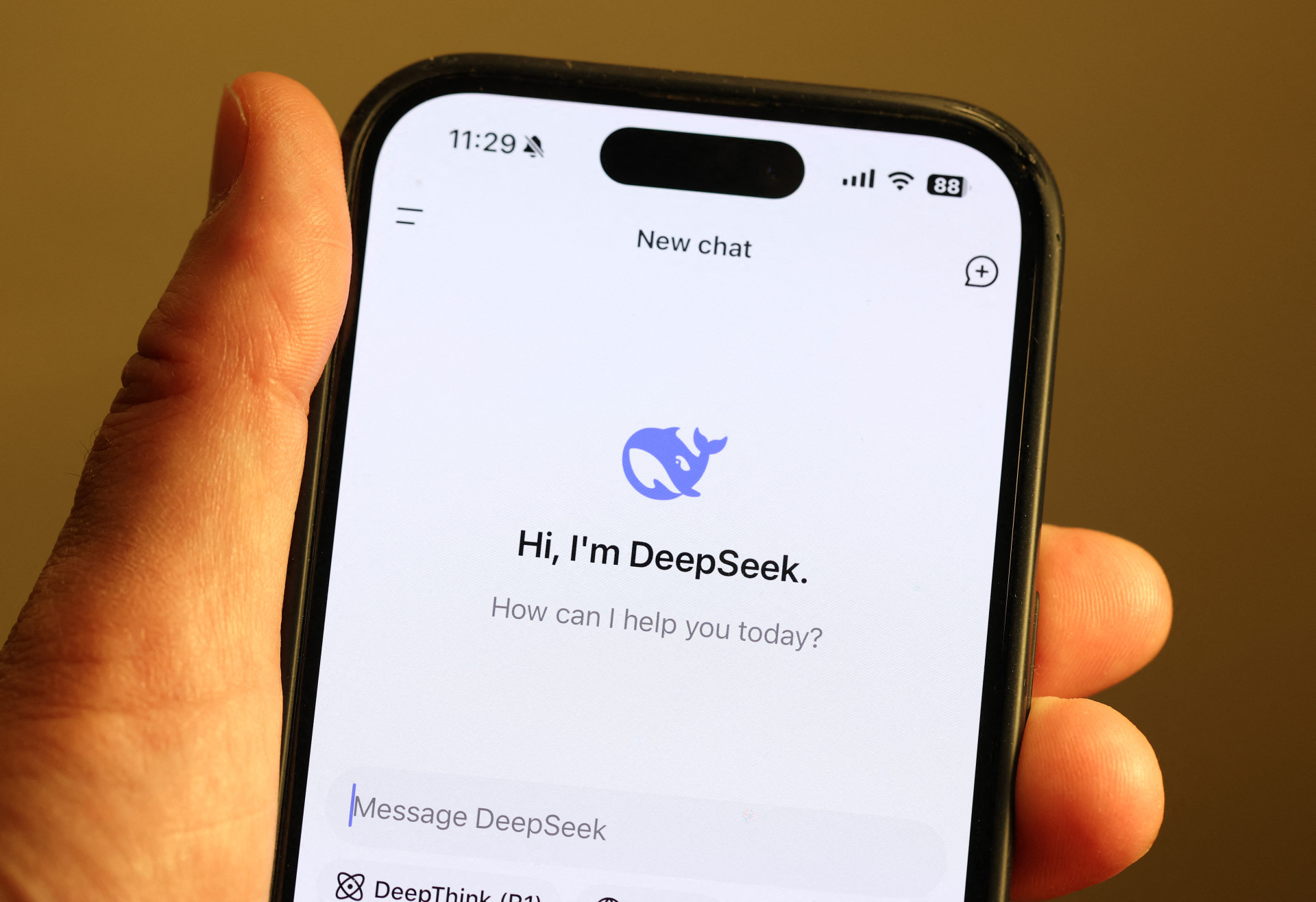 ￼DEEPSEEK tem como vantagens o código aberto e baixo custo (Foto: Justin Sullivan / AFP)