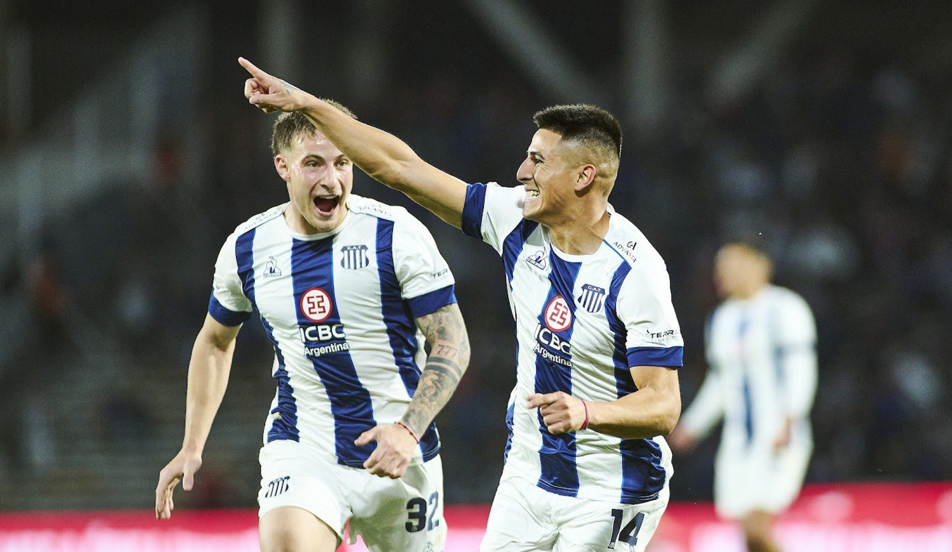 Alejando Martínez, atacante do Talleres, durante jogo do Campeonato Argentino (Foto: Reprodução/Talleres)