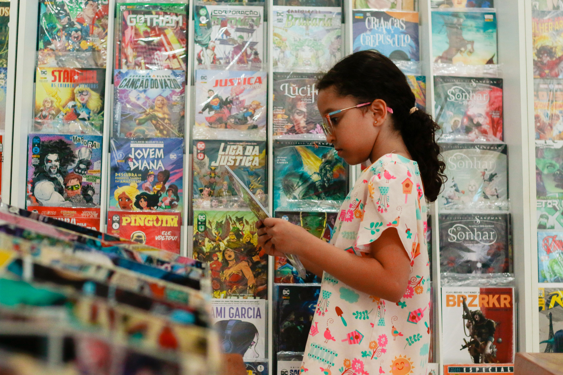 Fortaleza,CE,BR 29-01-25: Fanzine, loja de quadrinhos e HQs, aposta em artigos de colecionadores e de entretenimento no centro da cidade.  (Foto: Lorena Louise/Especial para O POVO) (Foto: Lorena Louise/Especial para O POVO)