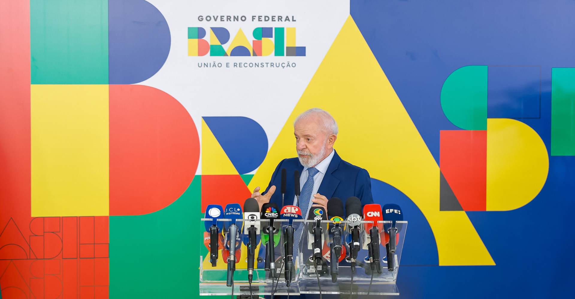 ￼PRESIDENTE Lula concedeu coletiva de imprensa, no Palácio do Planalto. (Foto: Ricardo Stuckert / PR)