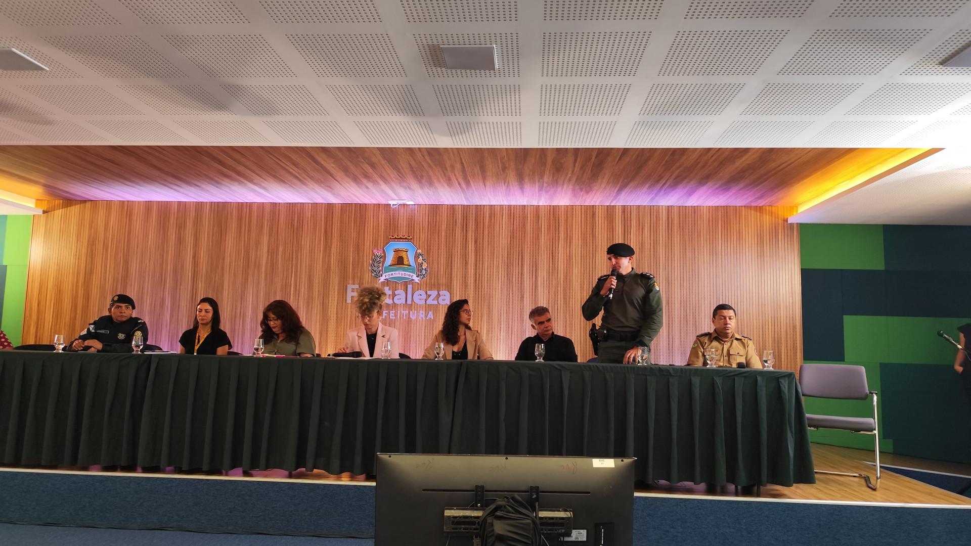 Informações foram divulgadas em coletiva de divulgação do Plano Operacional para o Carnaval de Fortaleza 2025 (Foto: Lara Vieira/O POVO)