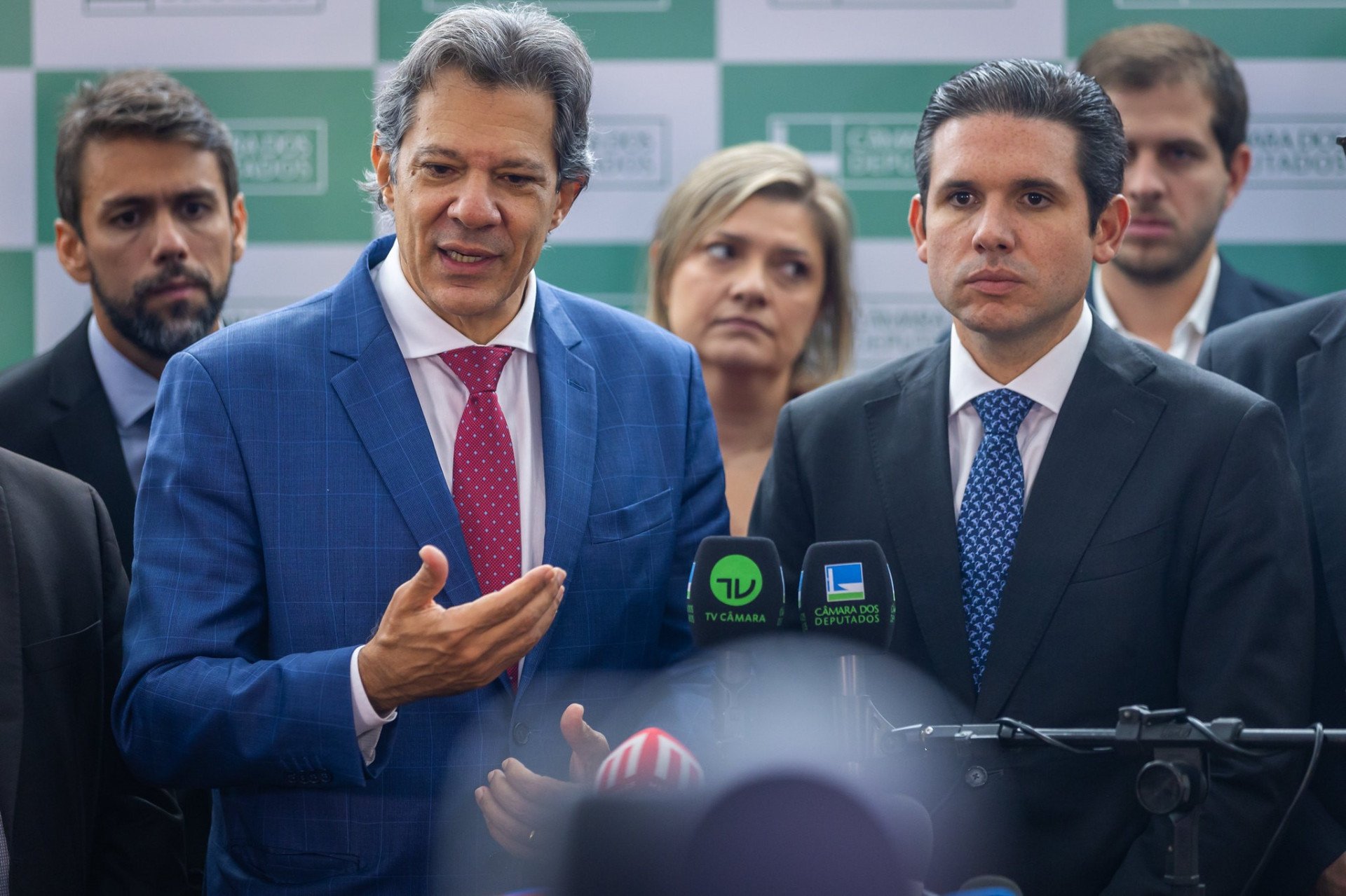 ￼MINISTRO Haddad informou que mais detalhes do projeto serão dados após aval do presidente Lula (Foto: Diogo Zacarias/MF)