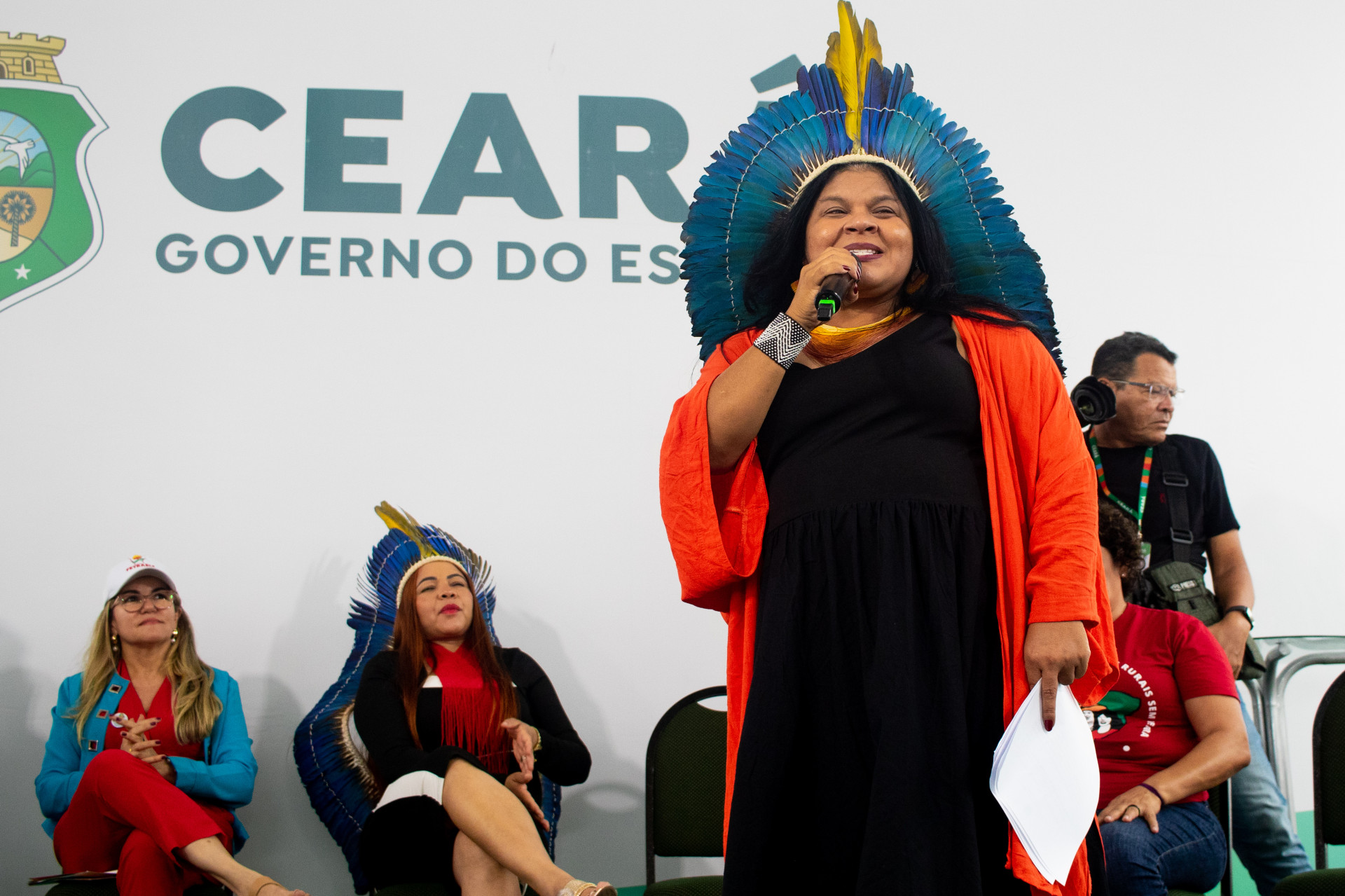 ￼MINISTRA Sônia Guajajara (Foto: Lorena Louise/Especial para O POVO)