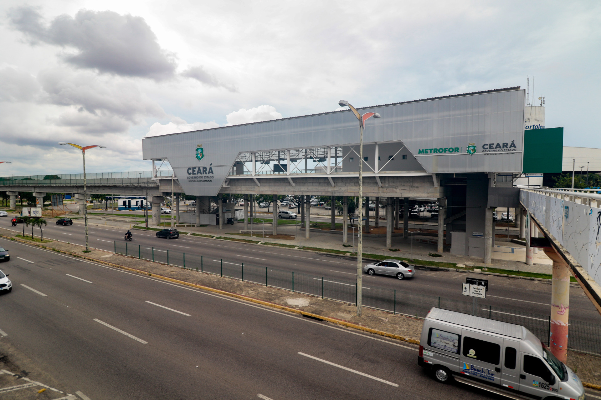 ￼TRECHO terá 5,1 quilômetros de extensão, com as estações Centro Espiritual Uirapuru (CEU) e Castelão  (Foto: Samuel Setubal)