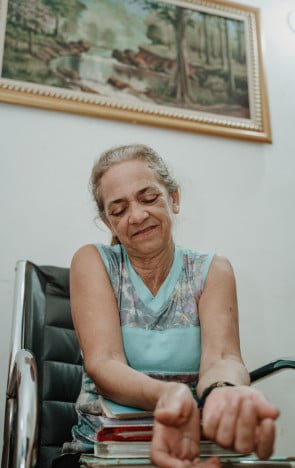 Maria Lucinda Xavier diz que morte não calou Zé Maria e que a luta continua(Foto: JÚLIO CAESAR)