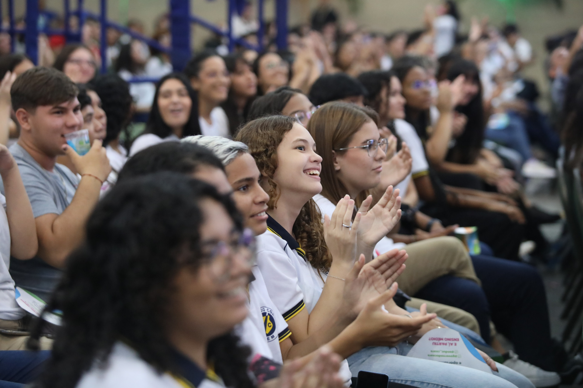 ￼ENCONTRO no Centro de Eventos reuniu cerca de 2 mil alunos (Foto: FÁBIO LIMA)