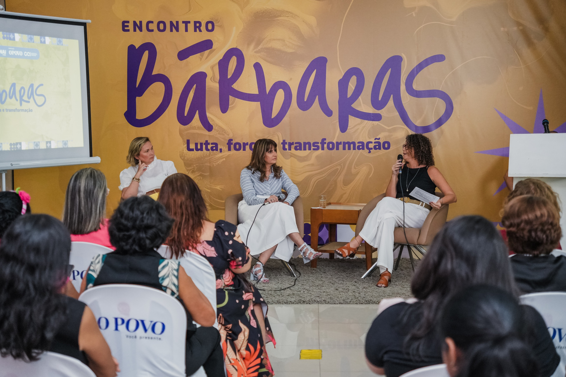 ￼ENCONTRO Bárbaras abordou a relevância da saúde mental e da liderança feminina   (Foto: FERNANDA BARROS)