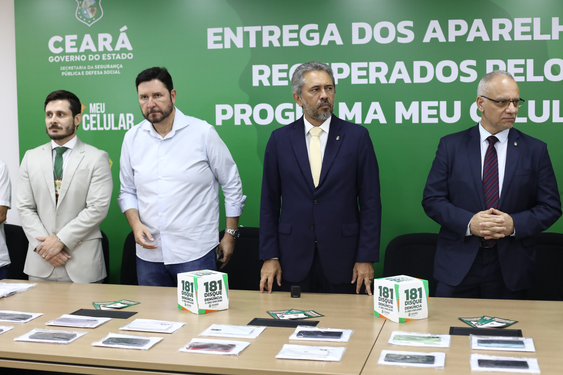 Evento contou com participação de autoridades das forças de segurança do Estado (Foto: FÁBIO LIMA)