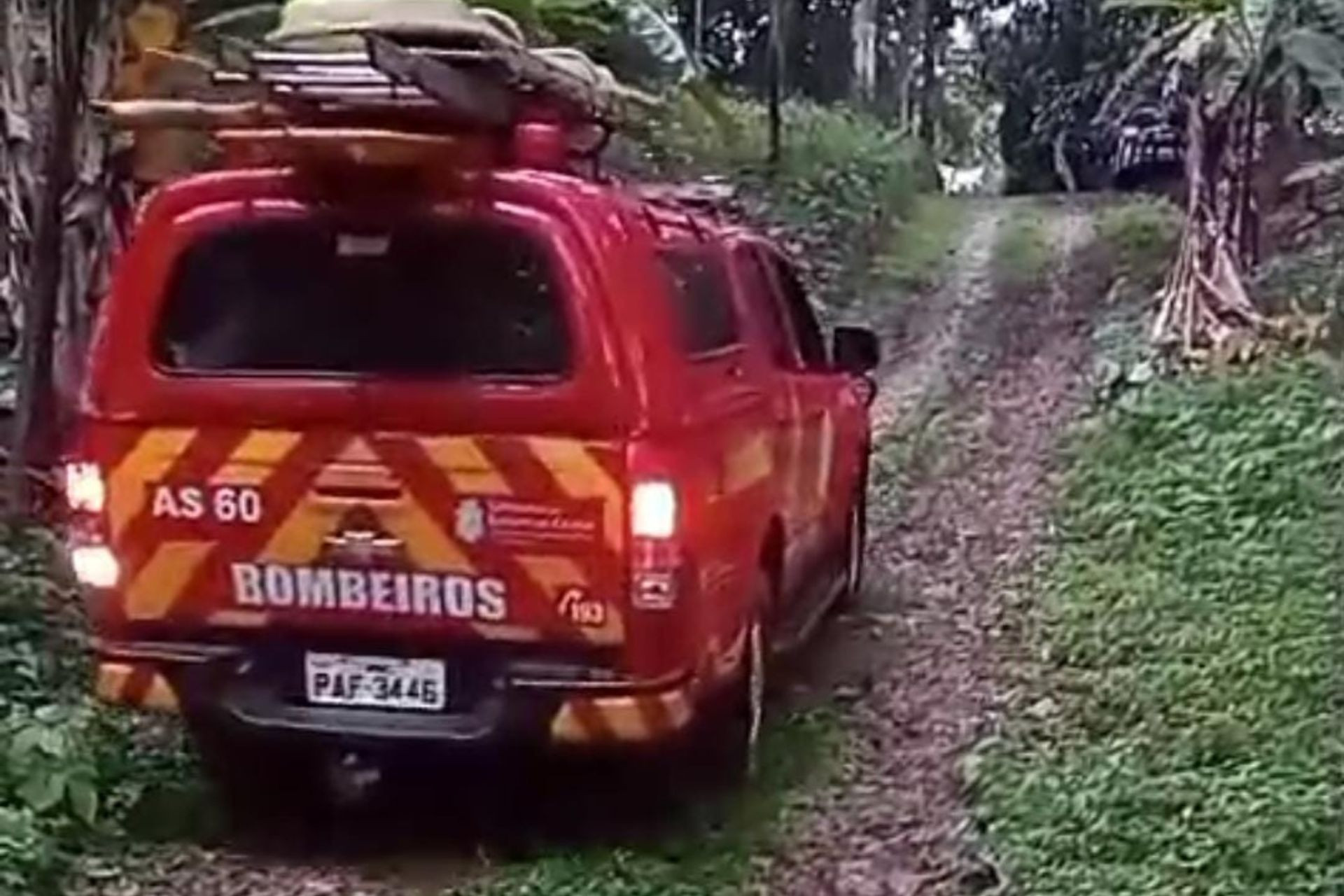 ￼CORPO de Bombeiros atendeu a ocorrência (Foto: Reprodução/ Corpo de Bombeiros)