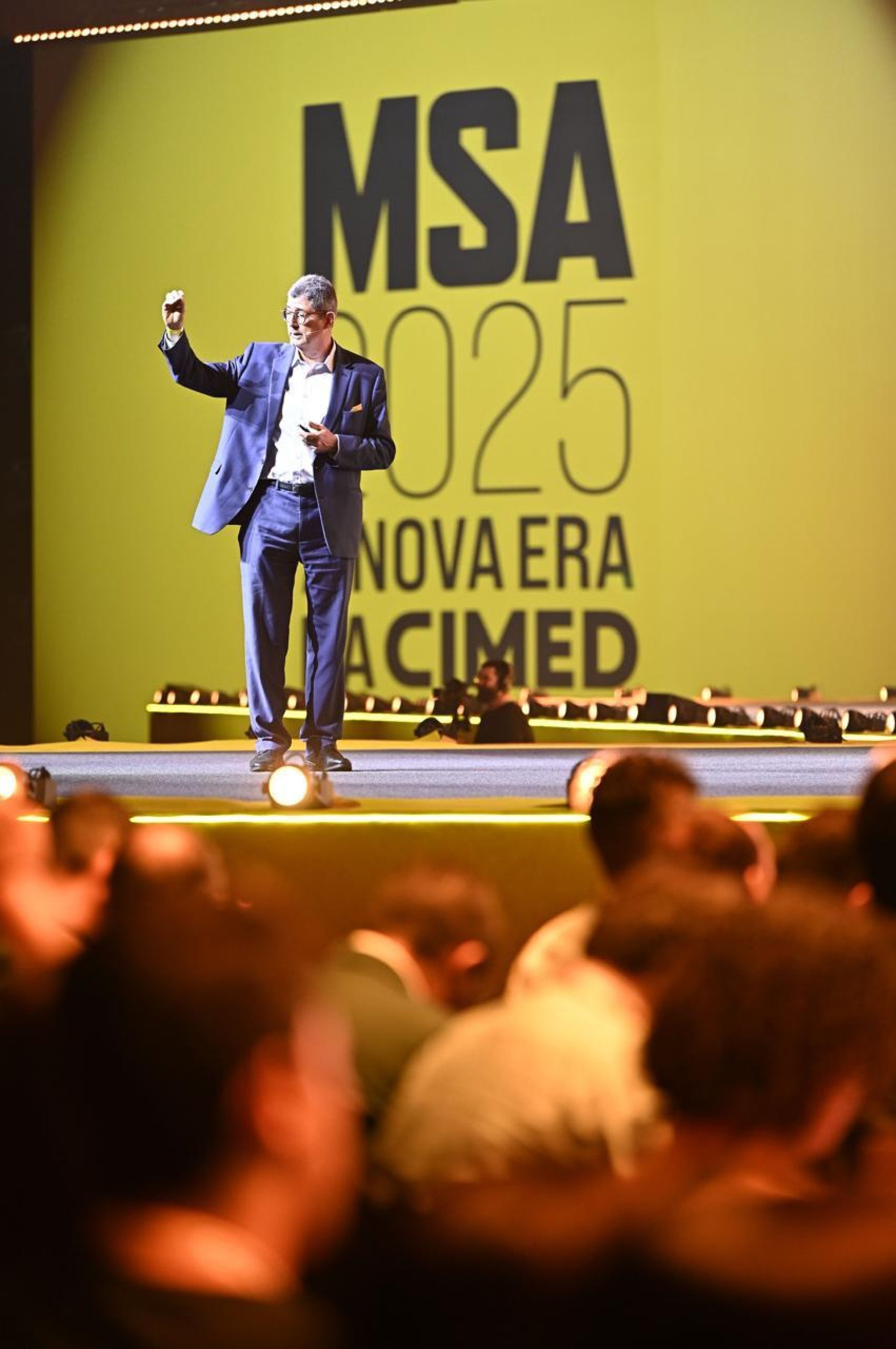 Joaquim Levy em conferência para a Cimed, em São Paulo (Foto: THIAGO BARRETO- DIVULGAÇÃO)