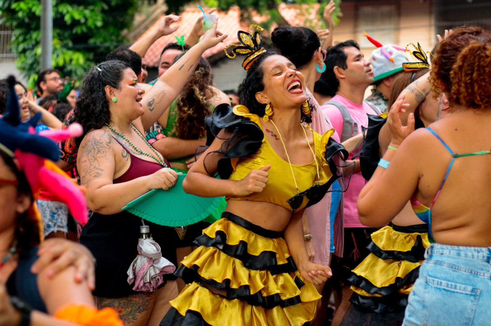 SÓ ALEGRIA Pré-Carnaval no Benfica  (Foto: Samuel Setubal)