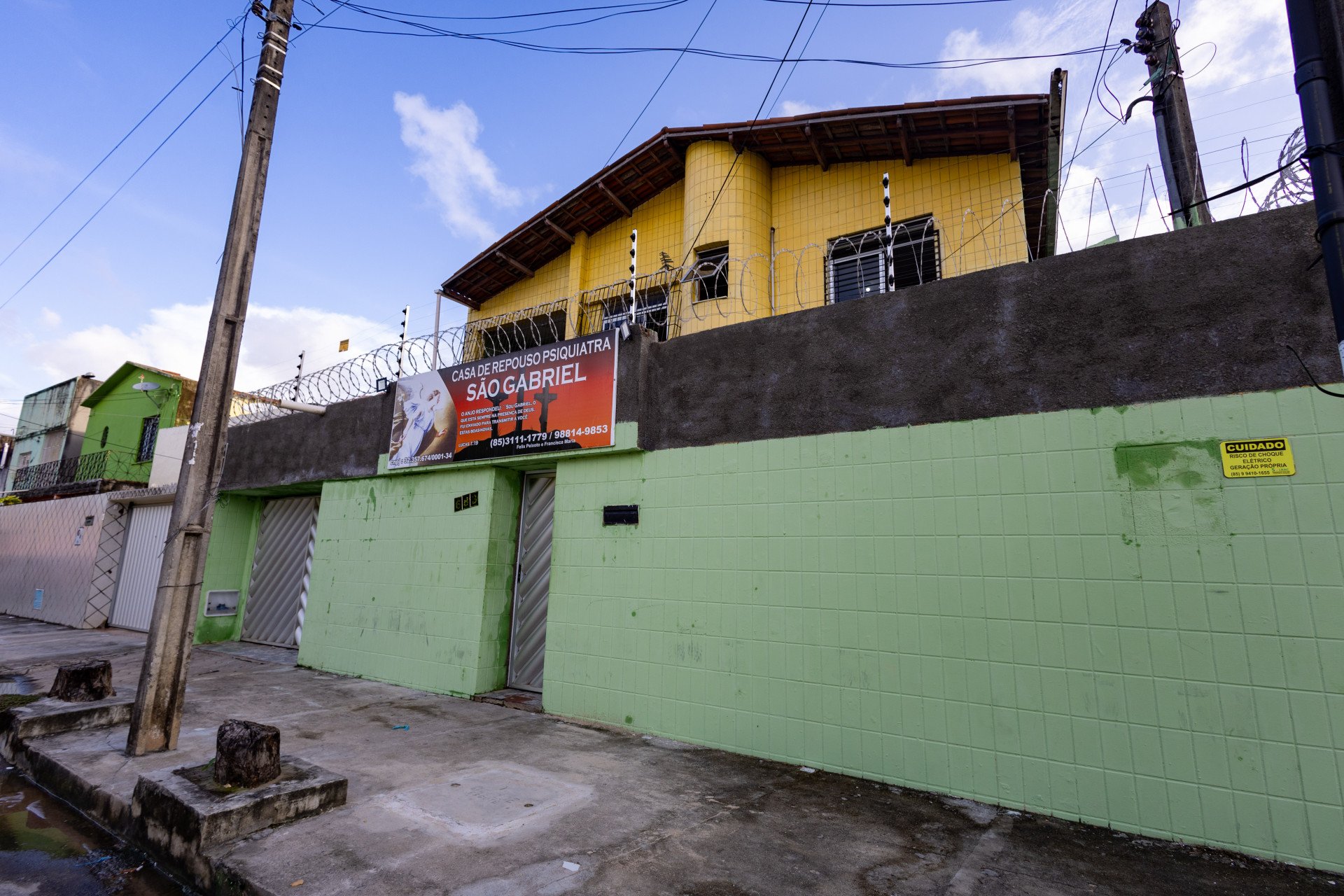 Fortaleza, CE, BR 25.02.25 Ministério Público interdita  Casa de Saúde Psiquiatrica São Gabriel   (Fco Fontenele/O POVO) (Foto: FCO FONTENELE)