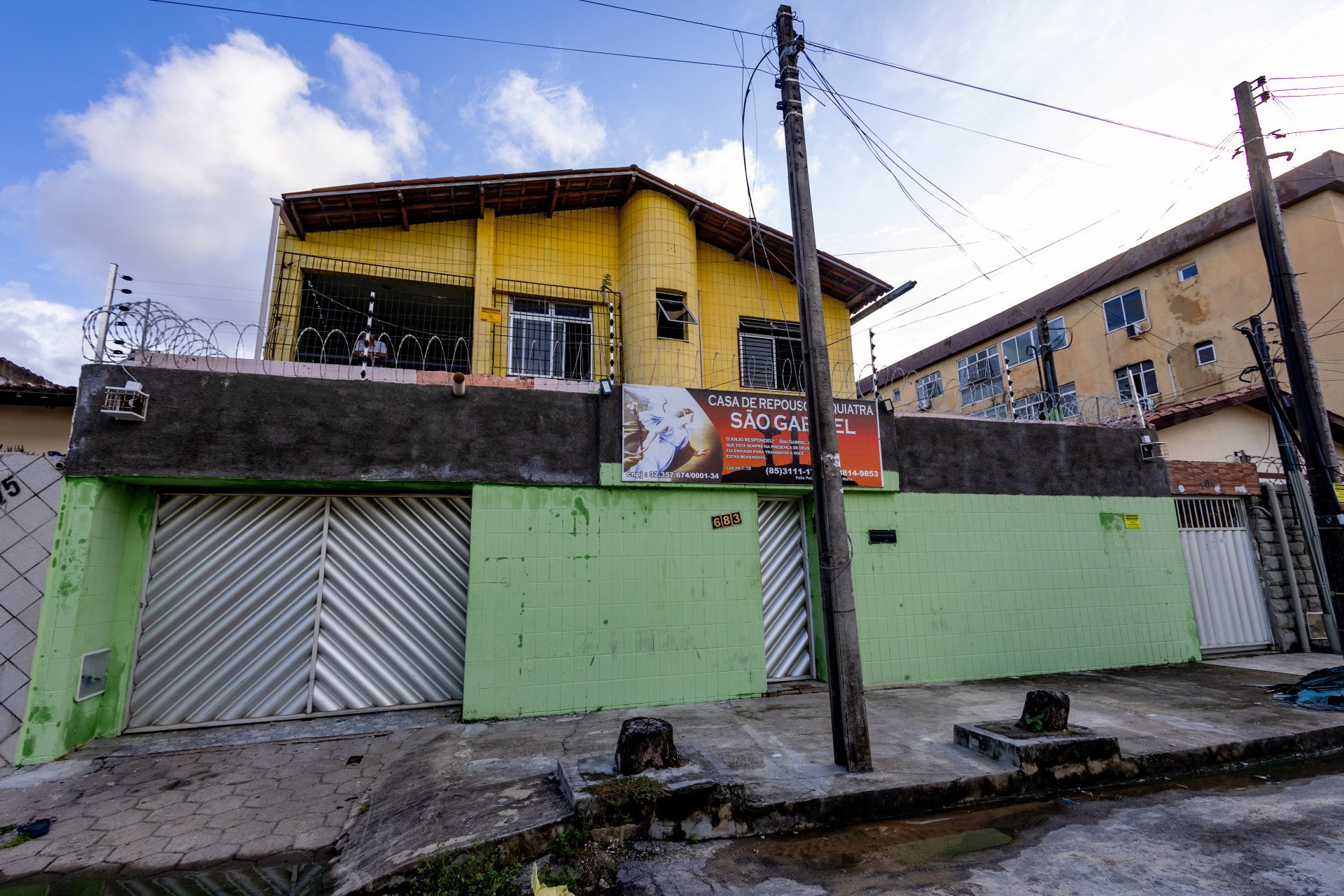 Ministério Público interditou a Casa de Repouso Psiquiátrica São Gabriel no dia 6 passado (Foto: FCO FONTENELE)