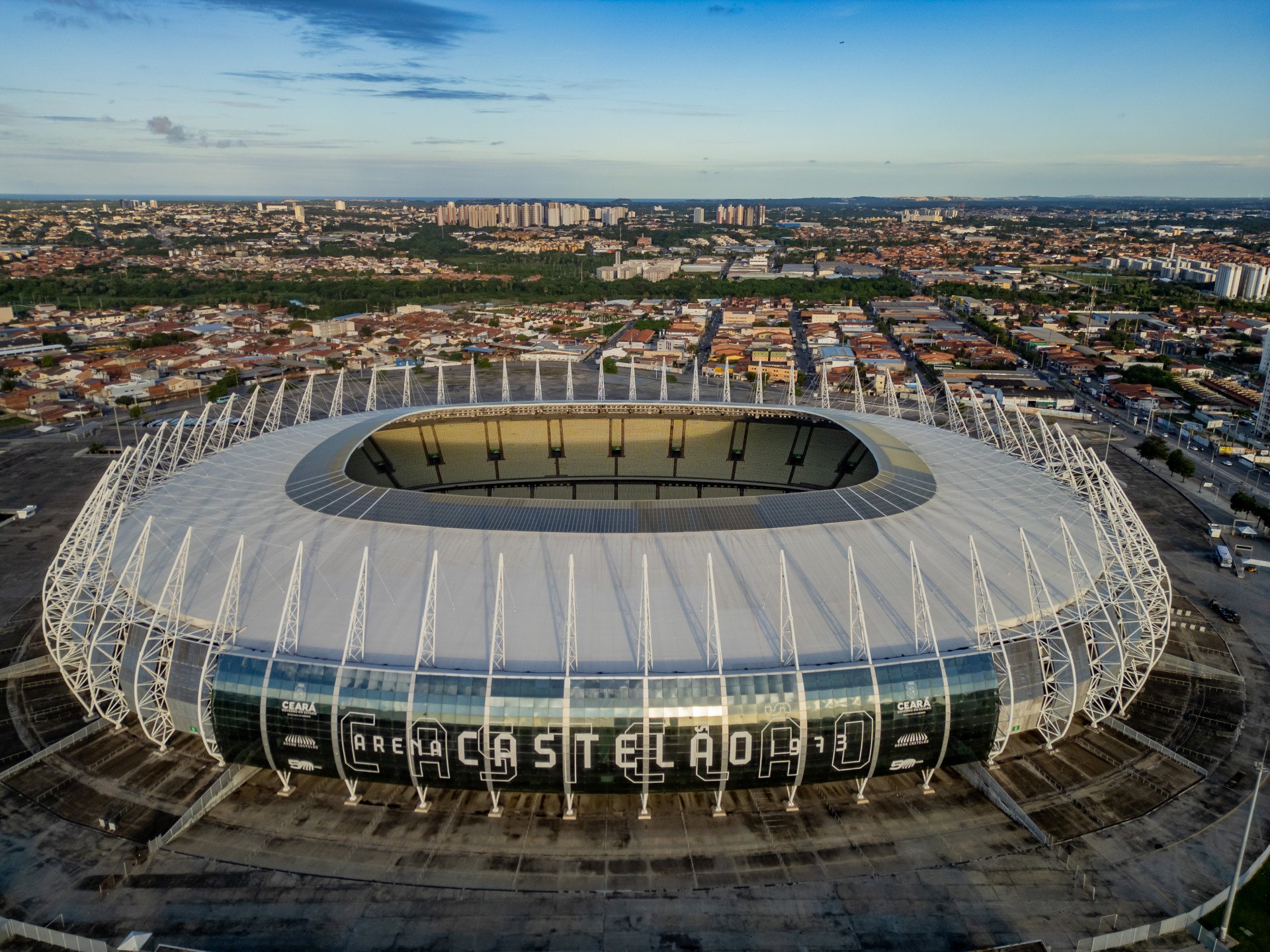 Fortaleza, CE, BR 26.02.25 Governo do estado determina que a Arena Castelão faça pausa de 66h entre os jogos para preservar o gramado  (Fco Fontenele/O POVO) (Foto: FCO FONTENELE)