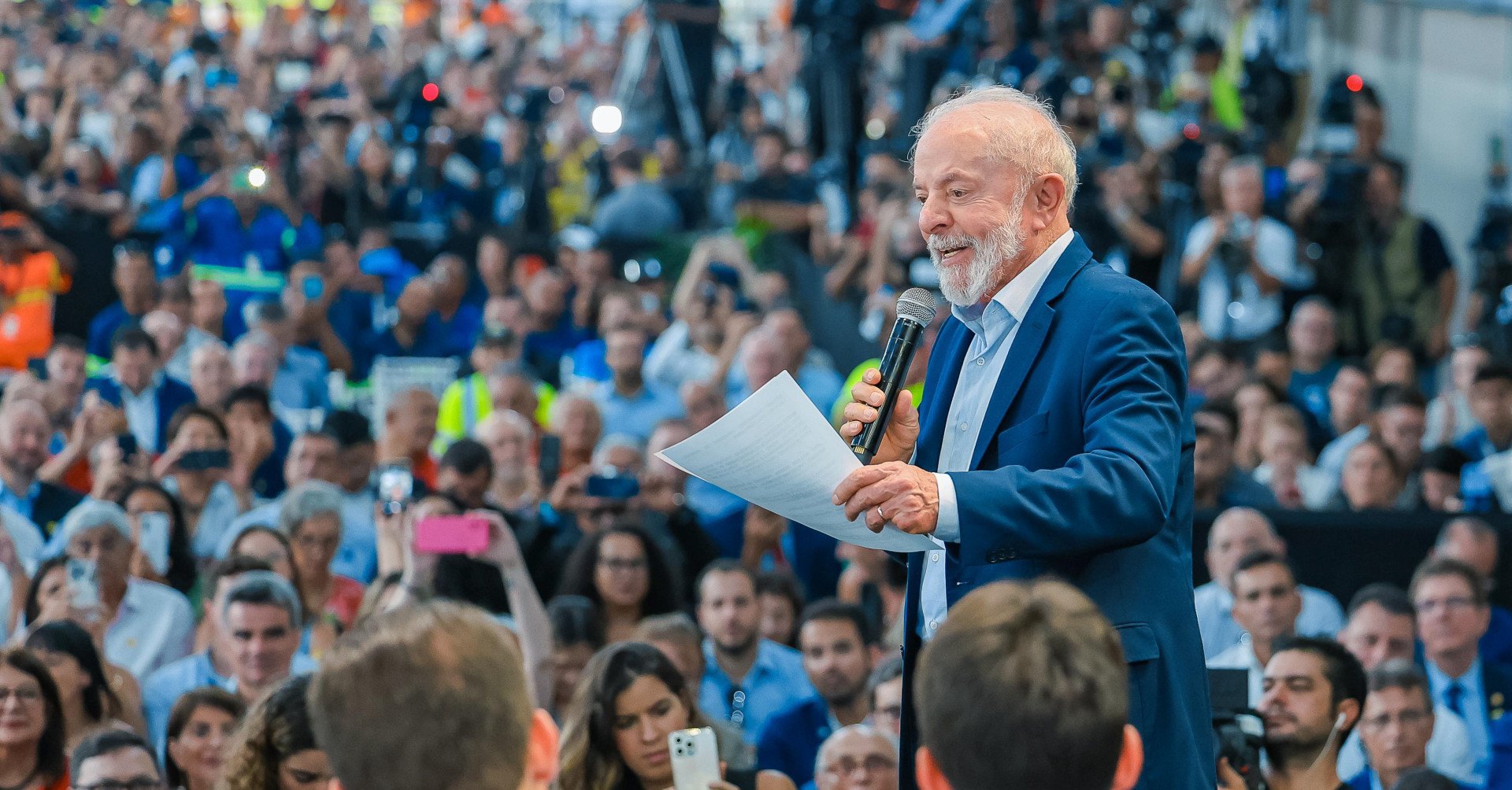 ￼PRESIDENTE Lula esteve em evento em São Paulo e comentou sobre os rumos da gestão (Foto: Ricardo Stuckert / PR)