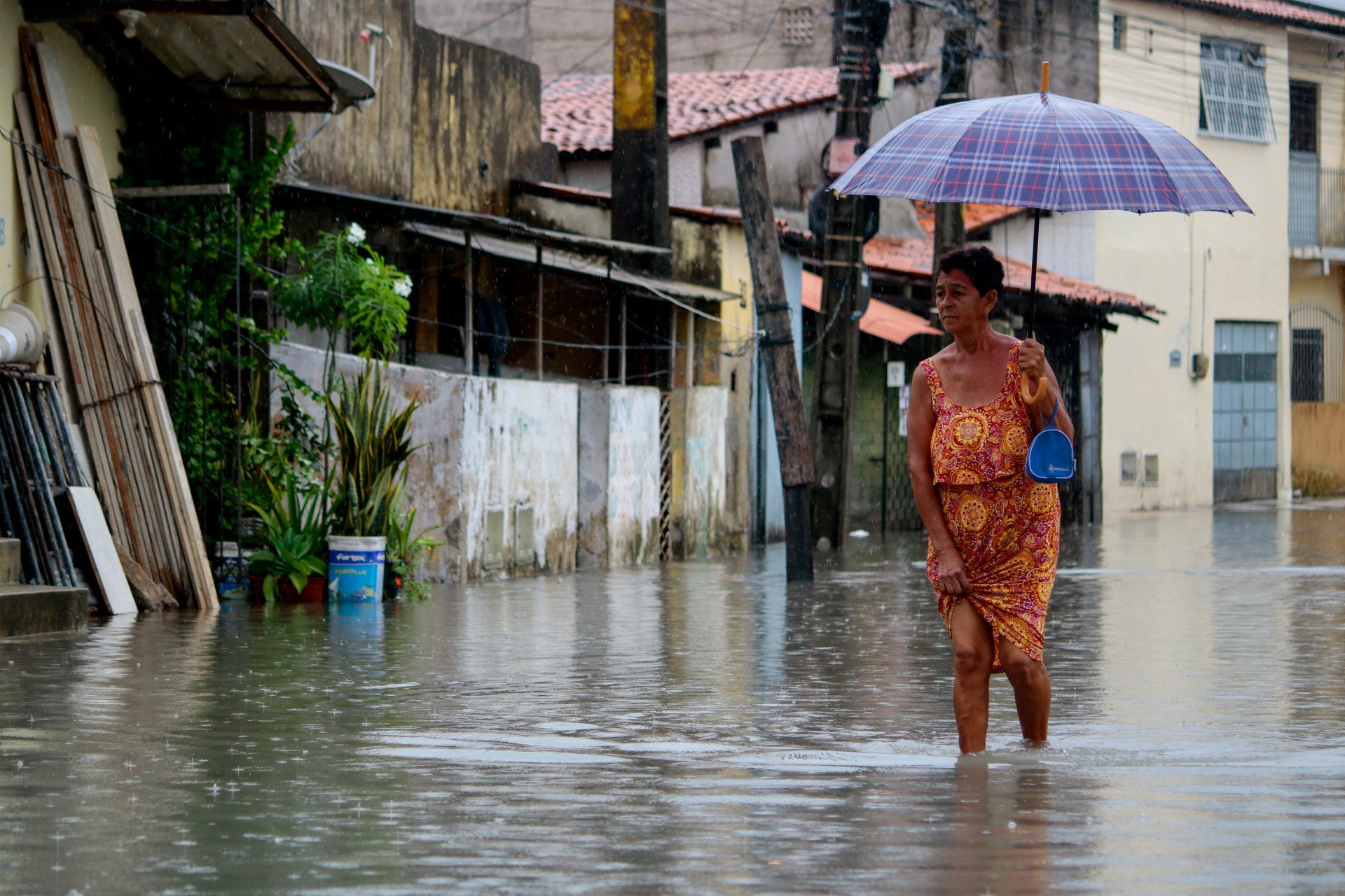 ￼EM FORTALEZA, o maior acumulado foi de 36,2 mm (Foto: Samuel Setubal
)