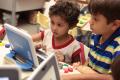 Tecnologia aliada a educação - escolas públicas
Na foto: alunos do 1o ano da Escola Municipal Monteiro Lobato, no bairro José Walter, aprendem matemática usando os laptops individuais do programa UCA
Foto: Sara Maia, em 05/10/2011