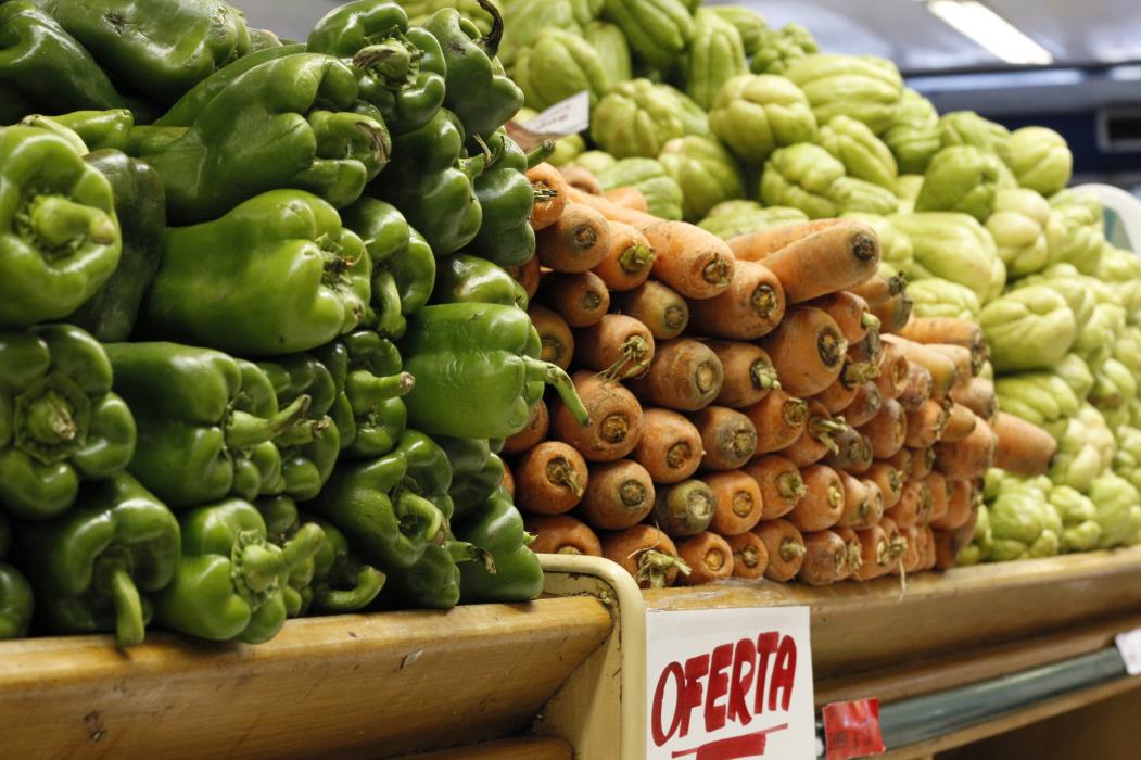 A cenoura estava com o preço mais barato no Centerbox Supermercados(Foto: TATIANA FORTES, em 17/10/2012)