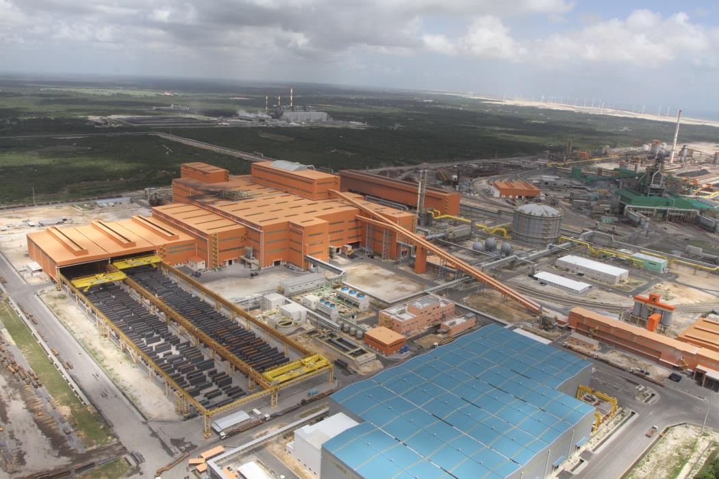 FORTALEZA, CE, BRASIL, 22-02-2017: Fotos Aéreas da Companhia Siderúrgica do Pécem (CSP) no Pécem. (Foto: Evilázio Bezerra/O POVO) (Foto: EVILÁZIO BEZERRA)