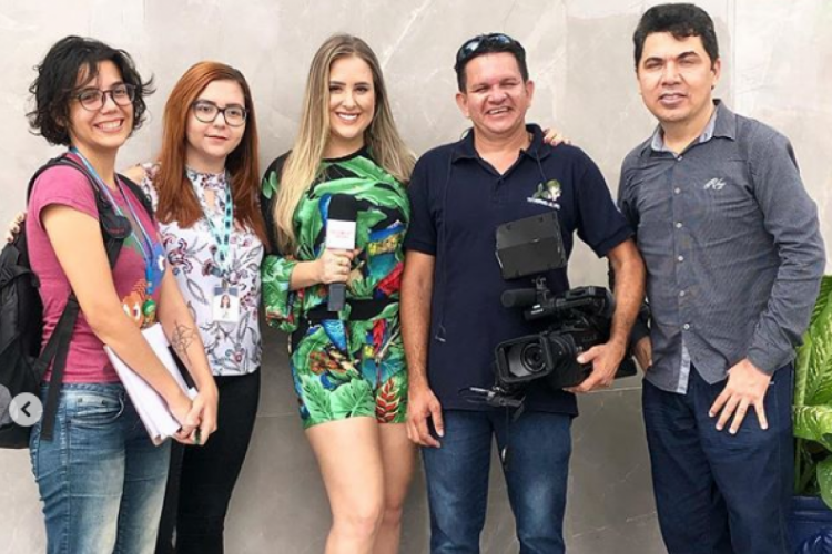 Patrícia e a equipe do Rede BBB