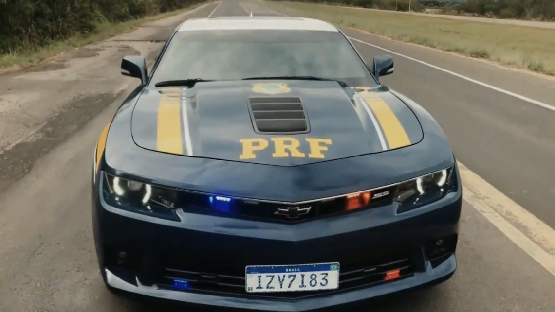 Camaro SS apreendido pela PRF agora está na frota