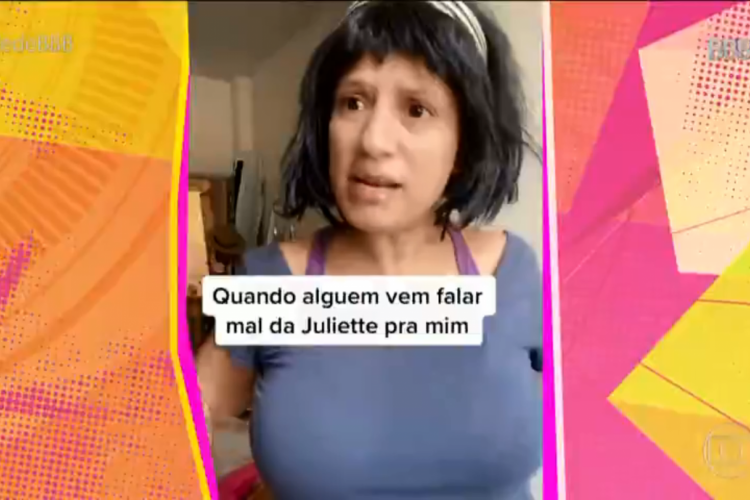 Vídeo em que a cearense Natalia Regia gravou defendendo Juliette viralizou e alcançou 154 mil visualizações somente no Instagram
