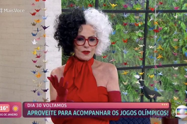 Ana Maria Braga Usa Vestida De Cruella No Mais Você Veja Alguns Looks 